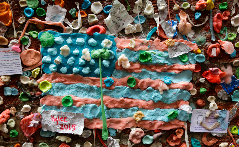 Illustration for article titled Seattle's Famous Gum Wall Is Being Scrubbed Away to Bare Brick